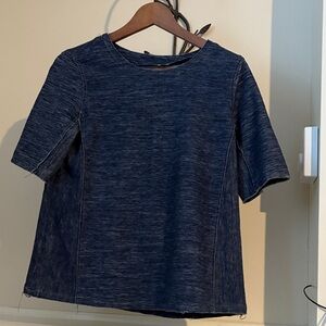 Classic Navy Blue Women's Top